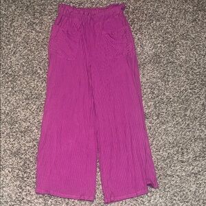 FP Movement by Free People Purple Wide Leg Pants